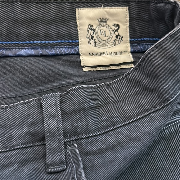 English Laundry 36/30 x 28” Inseam. Blue. Stone Wash Look Jeans. Men’s. Like New - Picture 7 of 9